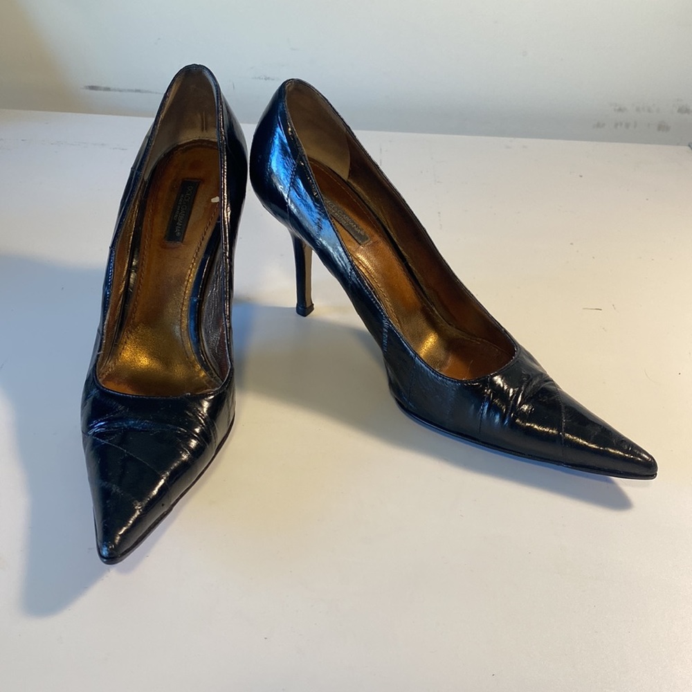 Dolce & Gabbana leather stilettos